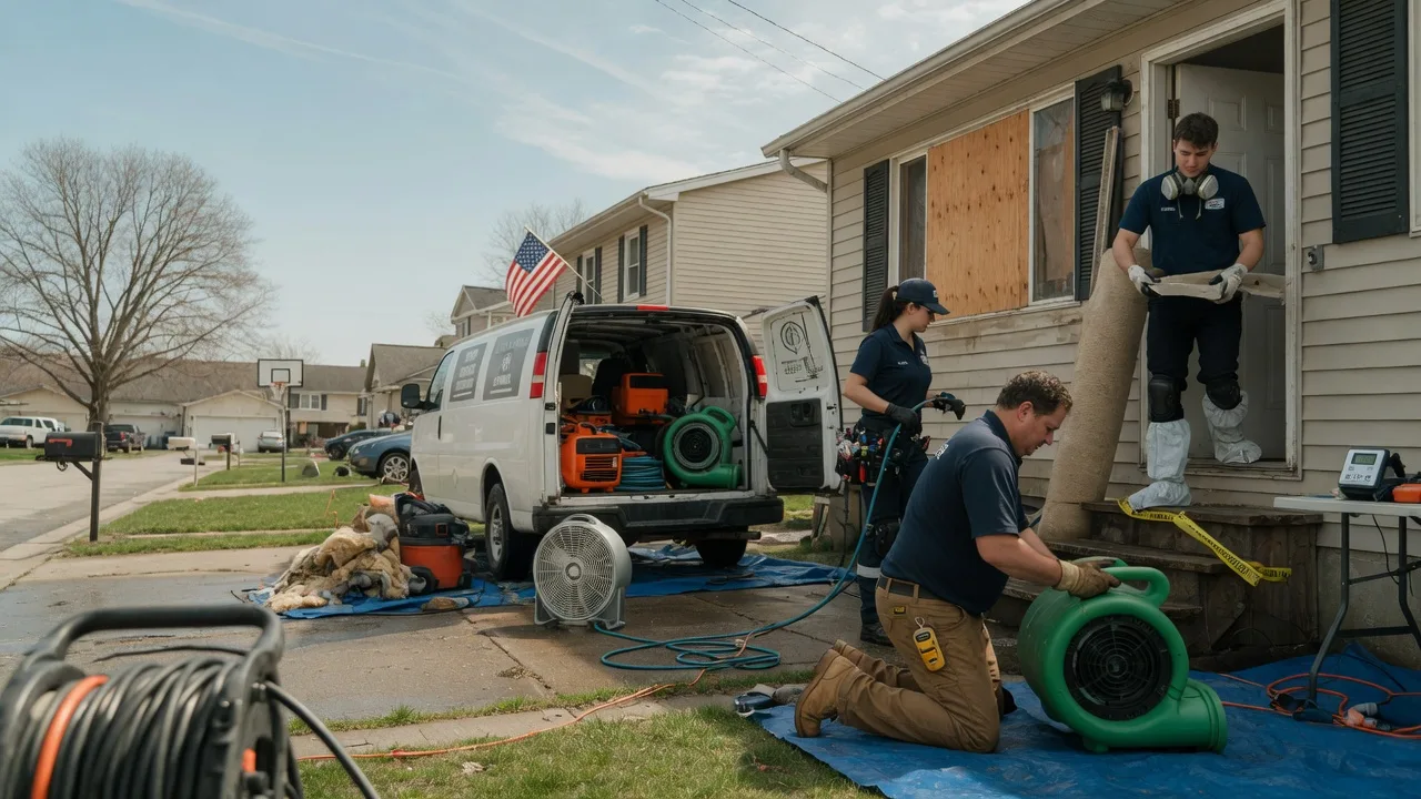 Water Damage Restoration in Dorchester, IA near me